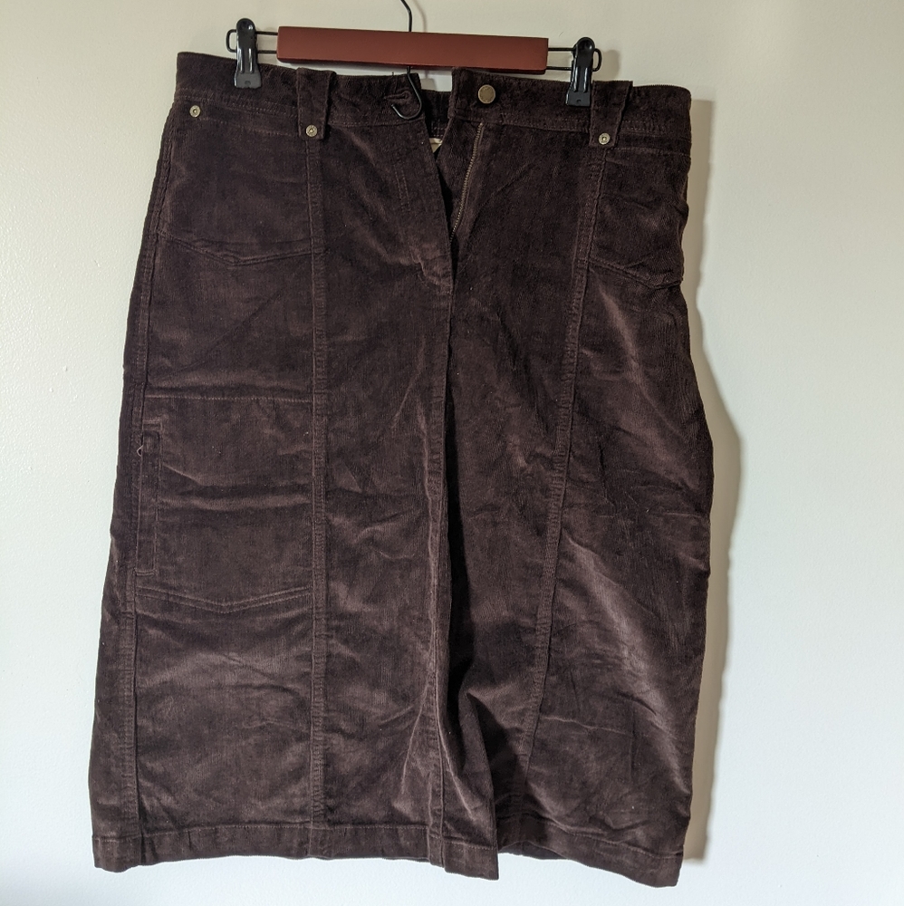 Woolrich Corduroy Utility Skirt